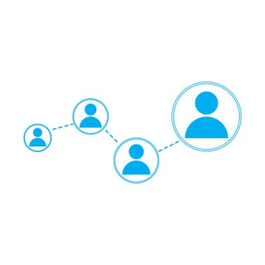 sosyal ağ simgesini