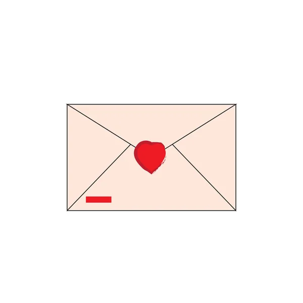 Enveloppe fermée isolée — Image vectorielle