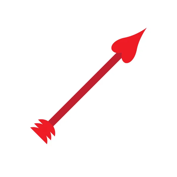 Isolated cut arrow — Stock Vector