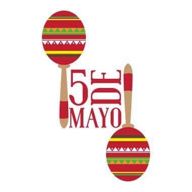 Marakas çifti. Cinco de mayo