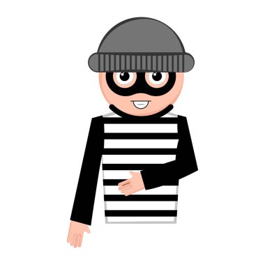 İzole hırsız çizgi film