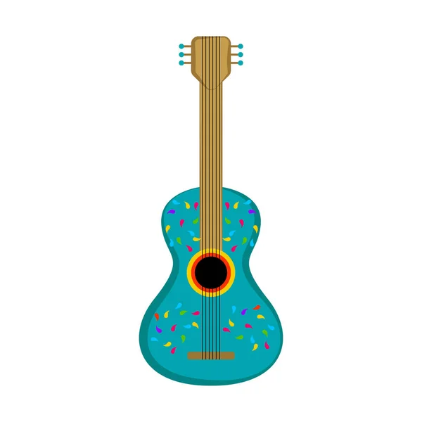 Isolé image de guitare mignonne — Image vectorielle