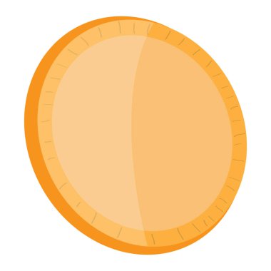 İzole altın sikke resim