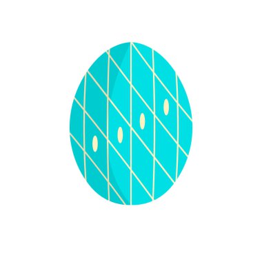 İzole renkli Paskalya yortusu yumurta