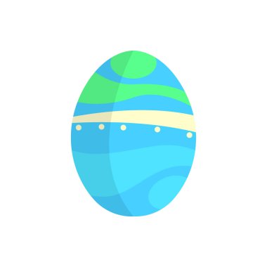 İzole renkli Paskalya yortusu yumurta