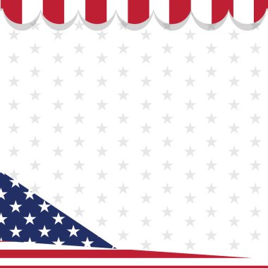 Amerika Birleşik Devletleri bayrağı ile renkli arka plan