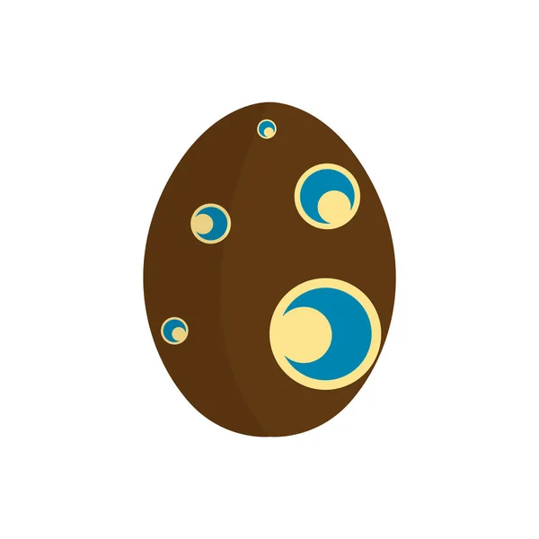 Huevo de Pascua de color aislado — Archivo Imágenes Vectoriales