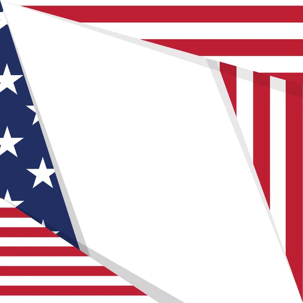 Fondo colorato con la bandiera di United States — Vettoriale Stock