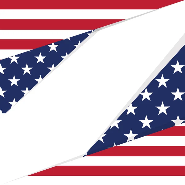 Fondo colorato con la bandiera di United States — Vettoriale Stock