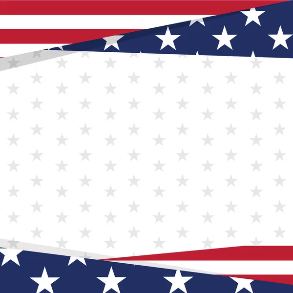 Fondo de color con la bandera de United States — Archivo Imágenes Vectoriales