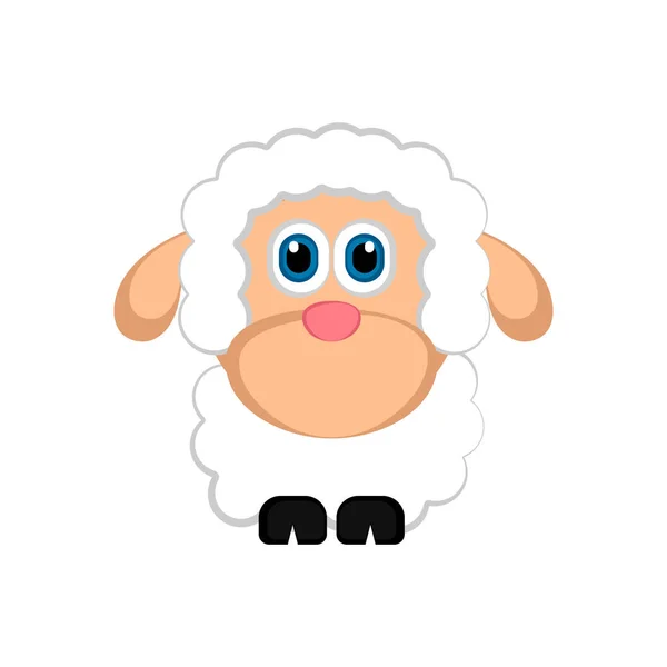 Isolerade söt fåren — Stock vektor