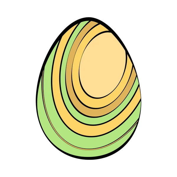 착 색된 부활절 달걀 — 스톡 벡터