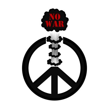 Bu barış işareti ile hiçbir savaş banner