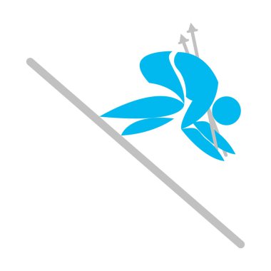 İzole Kayak kişi simgesi