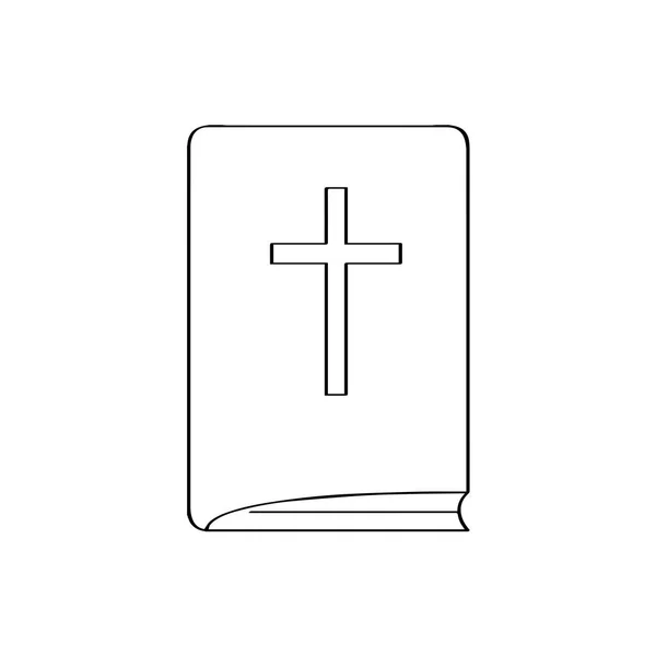 Isoalted saint contour de la Bible — Image vectorielle