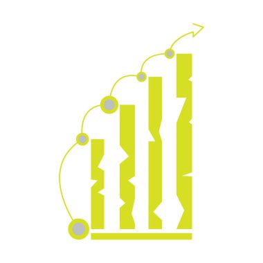 İzole başarı iş grafiği