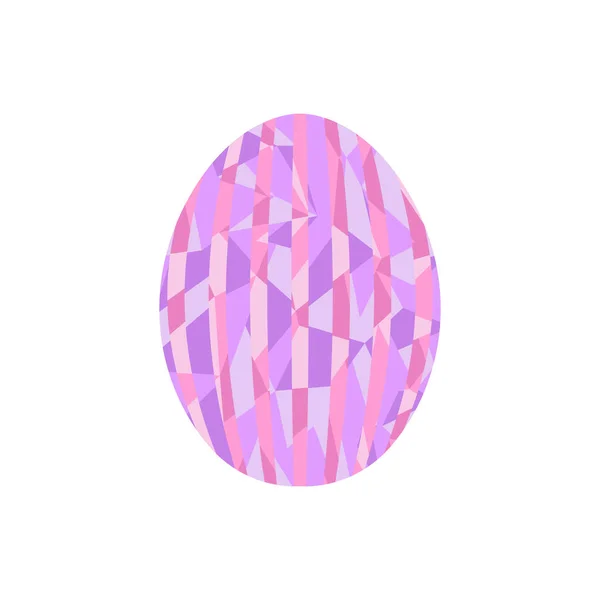 Huevo de Pascua de color polígono — Vector de stock