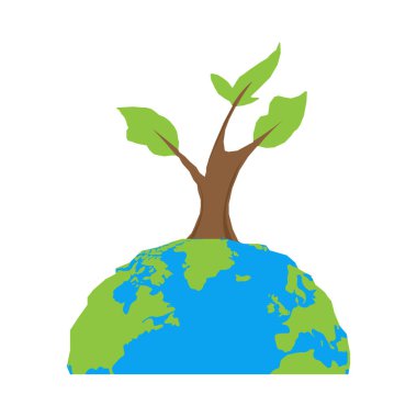 dünya gezegen bir ağaç