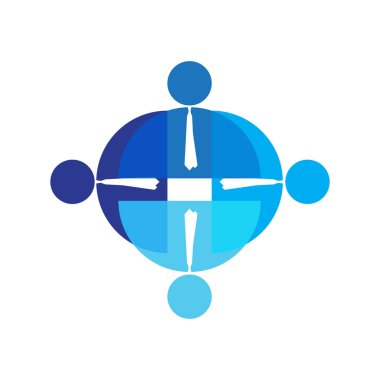 İzole ekip çalışması simgesi