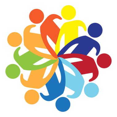 İzole ekip çalışması simgesi