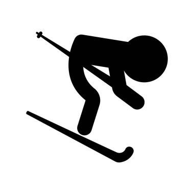 İzole Kayak kişi simgesi
