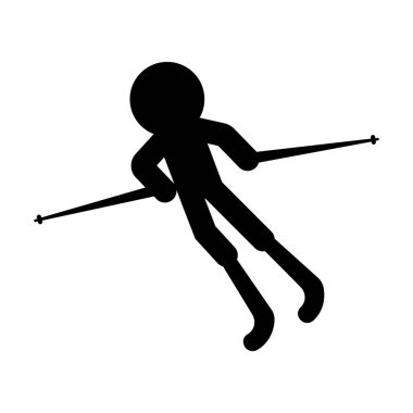 İzole Kayak kişi simgesi