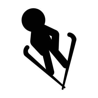 İzole Kayak kişi simgesi