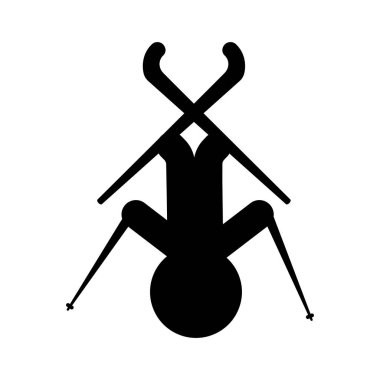 İzole Kayak kişi simgesi