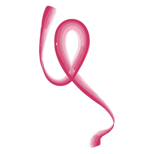 水彩乳腺癌符号 — 图库矢量图片