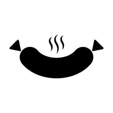 İzole edilmiş sosis simgesi