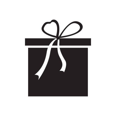 İzole edilmiş hediye kutusu simgesi