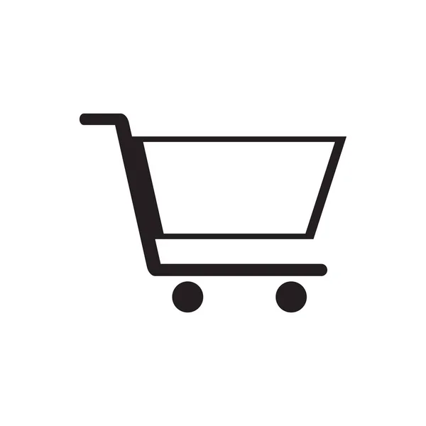Icono de carrito de compras aislado — Vector de stock