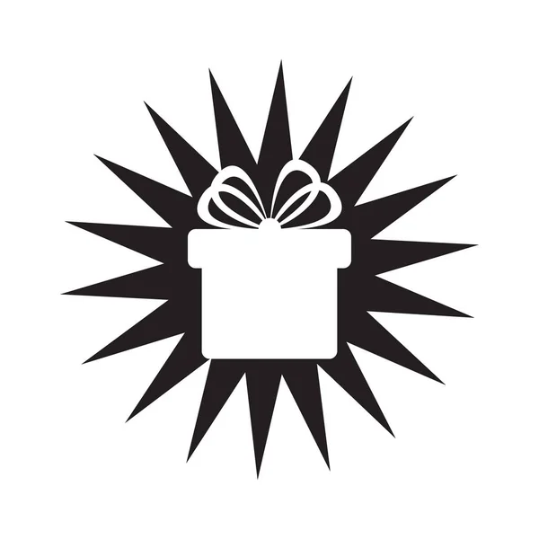 Ізольована піктограма подарункової коробки — стоковий вектор