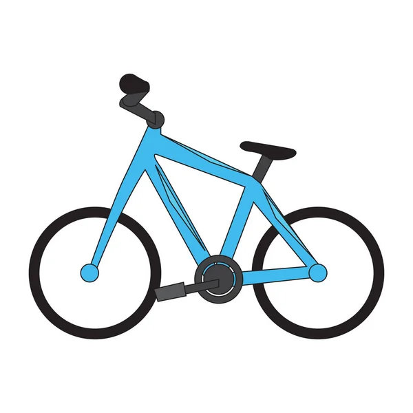 Isolato bici cartone animato — Vettoriale Stock