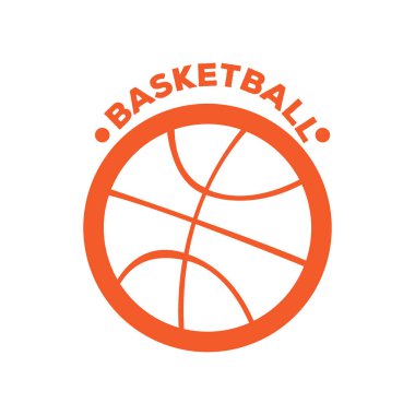 İzole basketbol afiş