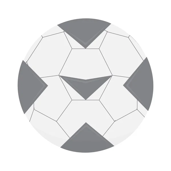 Geïsoleerde Voetbal bal pictogram — Stockvector