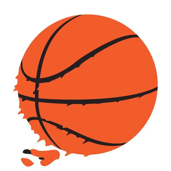 Bola de baloncesto fusión — Vector de stock