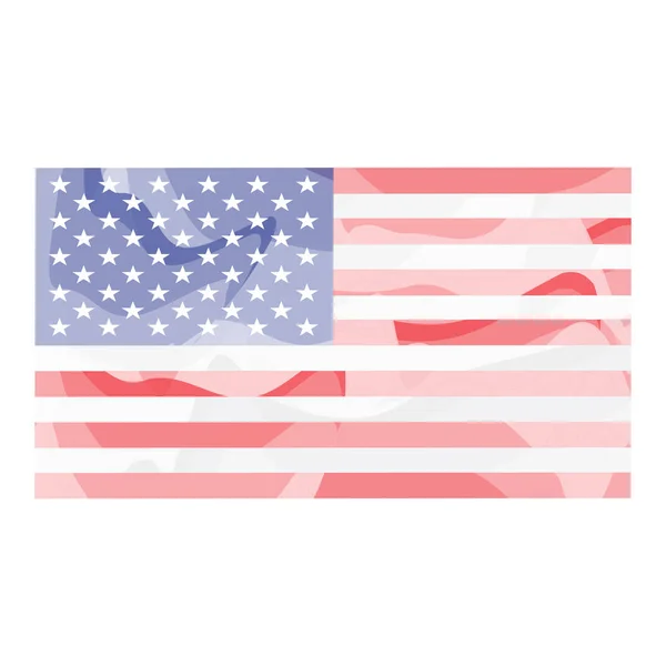 Bandeira aquarela de Estados Unidos —  Vetores de Stock