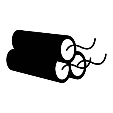 İzole dinamit simge