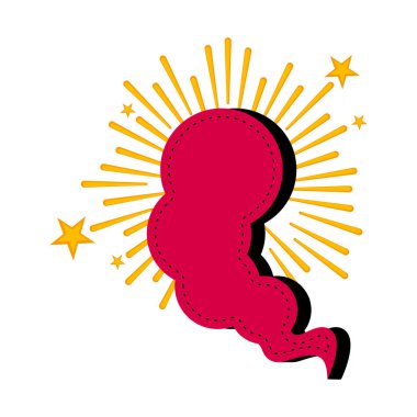 Komik kabarcık sohbet