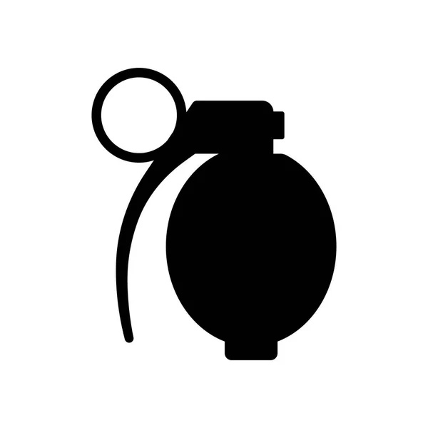 Icona della granata a mano isolata — Vettoriale Stock