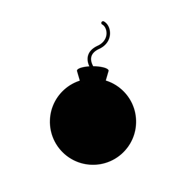 Isolated bomb icon — Stock Vector