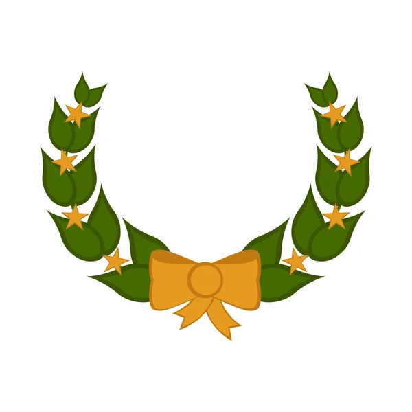 Isolated laurel wreath — Stock Vector