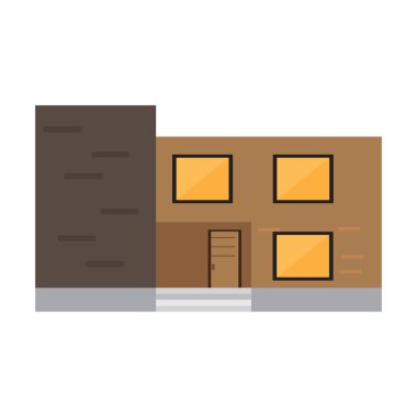 Modern ev bina izole