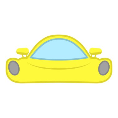 İzole yarış araba