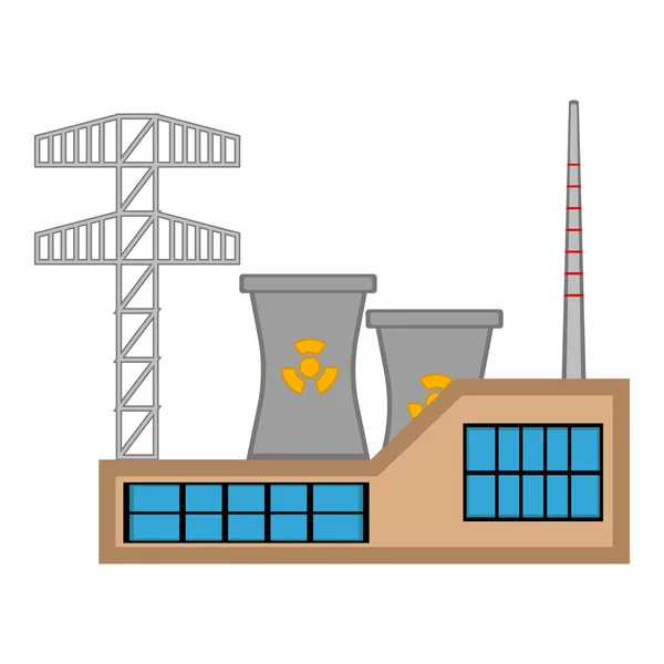 Jaderná elektrárna — Stockový vektor