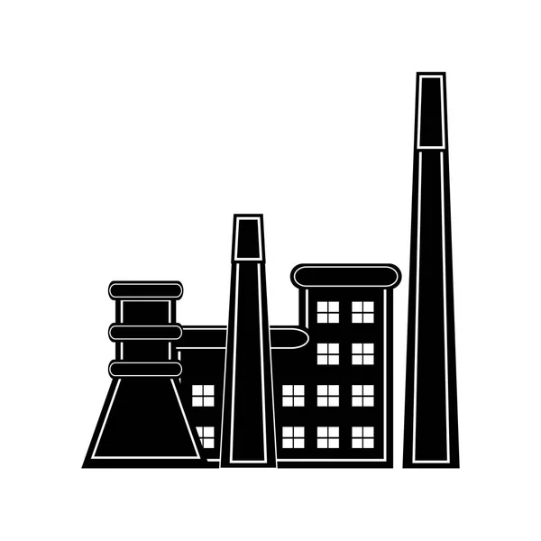 Kohlekraftwerk-Ikone — Stockvektor
