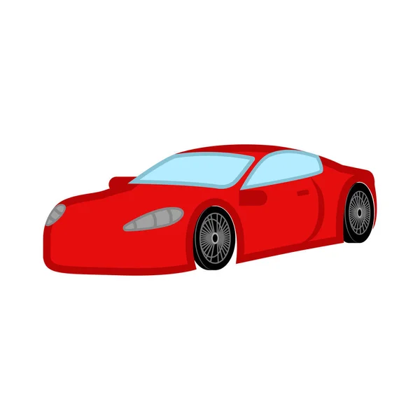 Coche de carreras aislado — Vector de stock