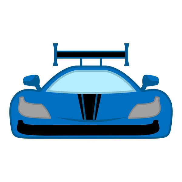 Geïsoleerde racewagen — Stockvector