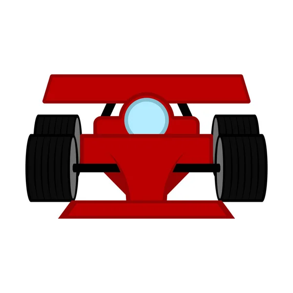 Coche de carreras aislado — Vector de stock